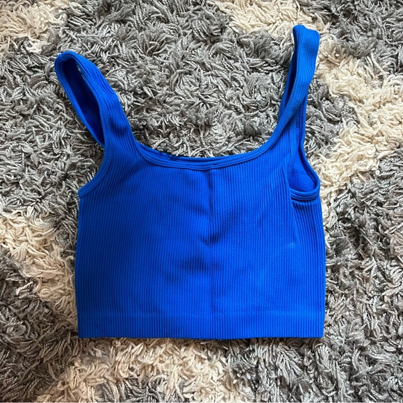 ZARA Blue Tank Top - Picture 2 of 3